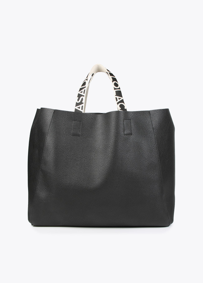 Maxi mala tote bag com alças com logótipo