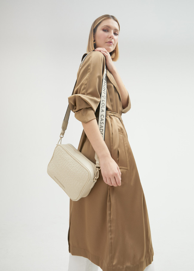 Sac besace monogramme