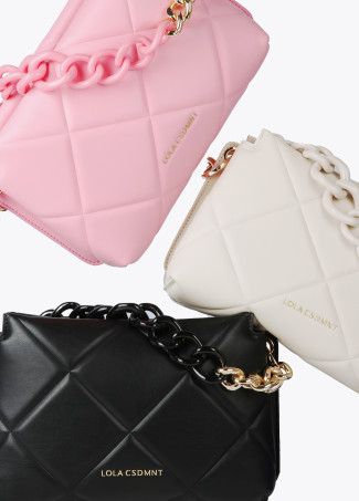 Bolso bandolera acolchado