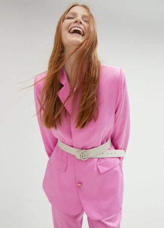 Ceinture réversible monogramme LC