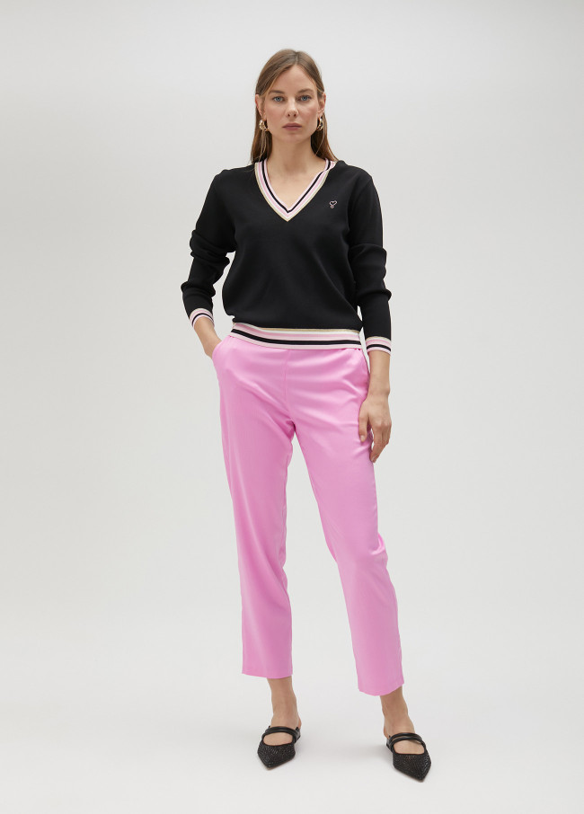 Pantalon tailleur droit