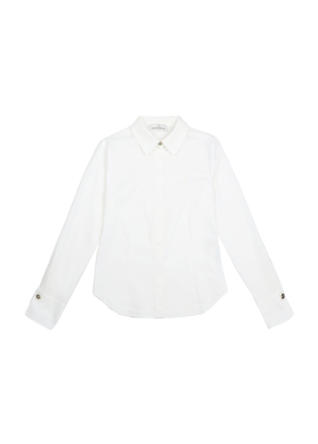 Camisa blanca ajustada