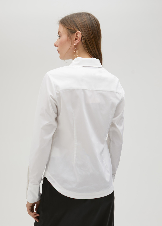 Chemise blanche cintrée