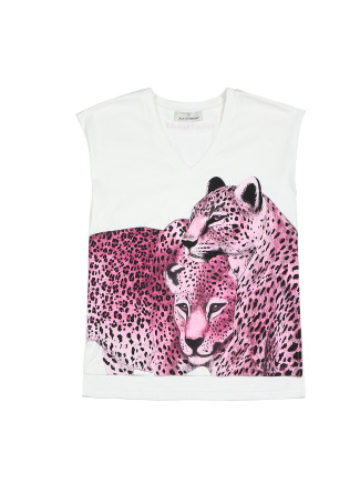 Camiseta estampado leopardos