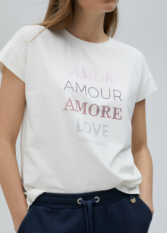 Short-sleeved Amore T-shirt