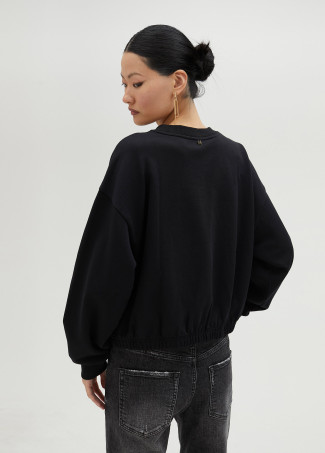 Sudadera animal con pedrería