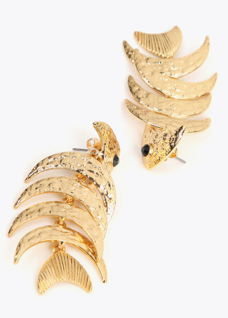 Boucles d’oreilles poisson articulé