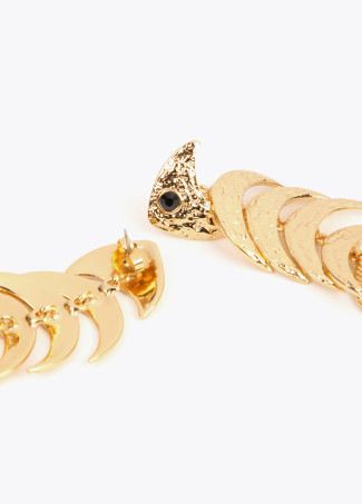 Boucles d’oreilles poisson articulé