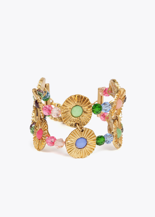 Mini-bracelet fleurs