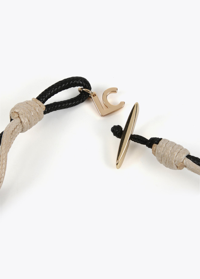 Zweifarbiger doppelter Choker