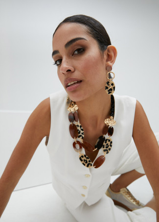 Boucles d’oreilles avec pièce imprimée