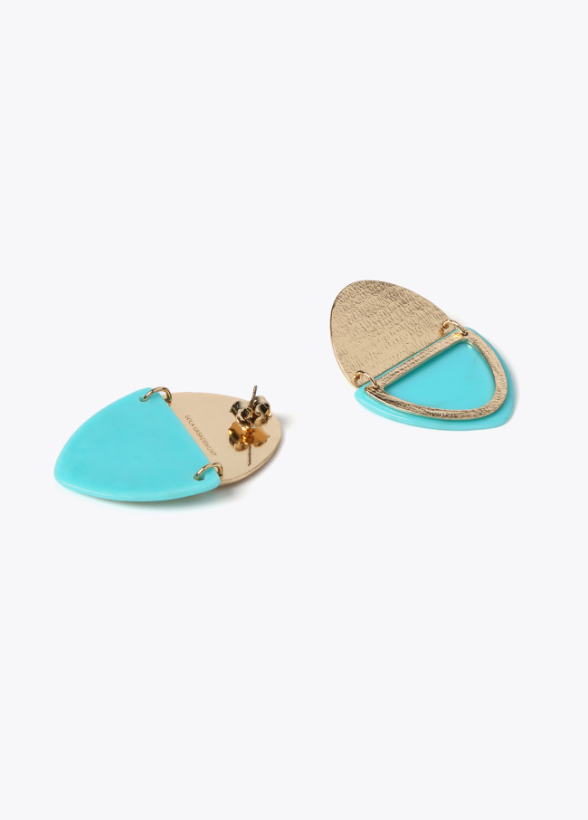 Ohrringe zweiteilig Metall