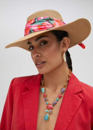 Collar combinado piezas colores