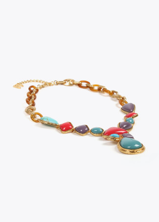 Collar combinado piezas colores