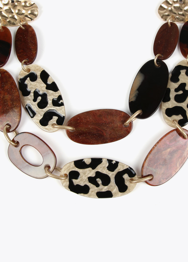 Collar animal print