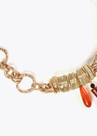 Collana elementi acrilici colorati