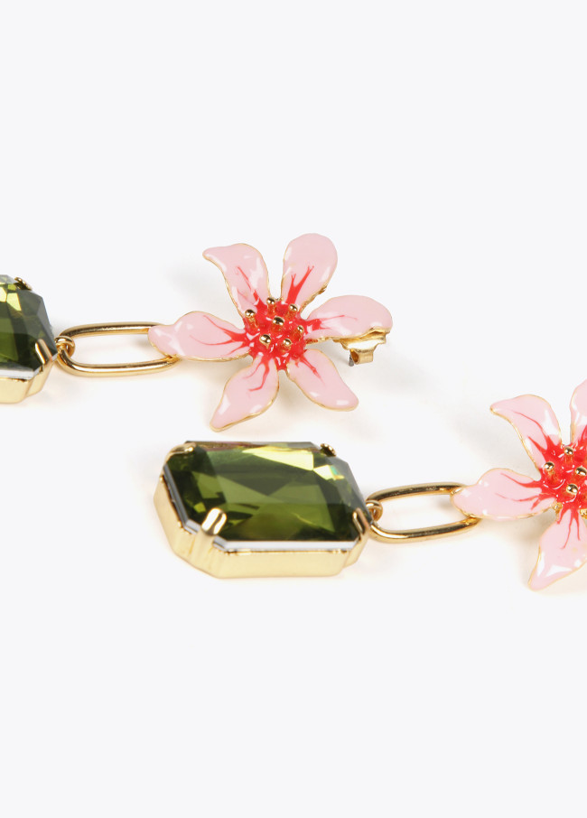 Boucles d’oreilles bijou fleur