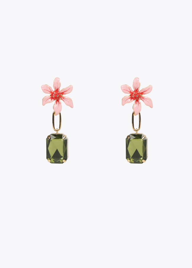 Boucles d’oreilles bijou fleur