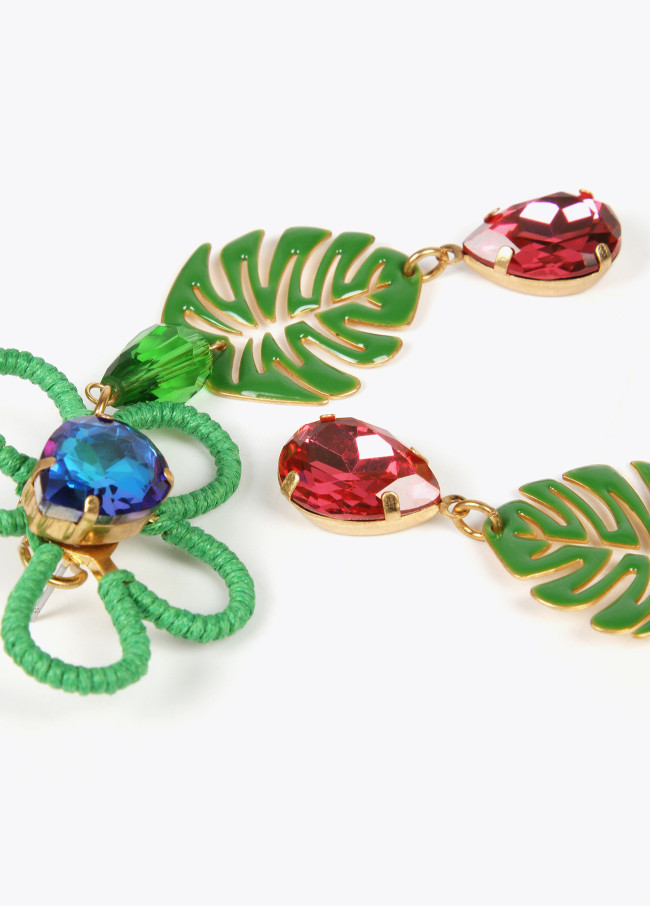 Boucles d’oreilles tropiques