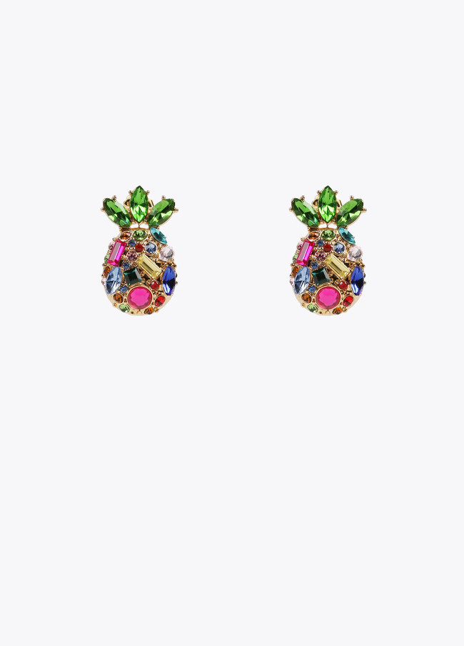 Boucles d’oreilles ananas