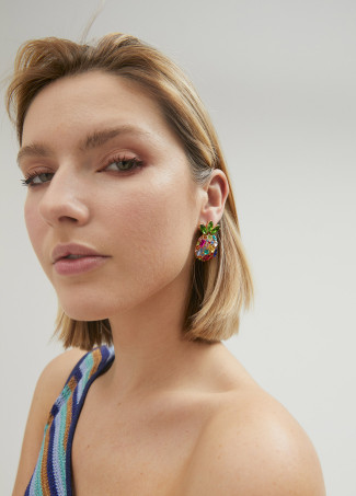 Pineapple earrings
