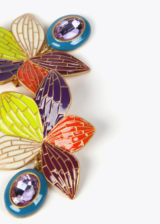 Boucles d’oreilles orchidée