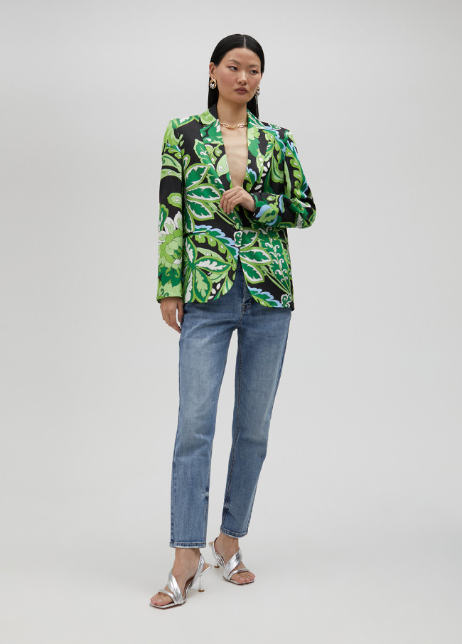 Blazer mit Paisleyprint