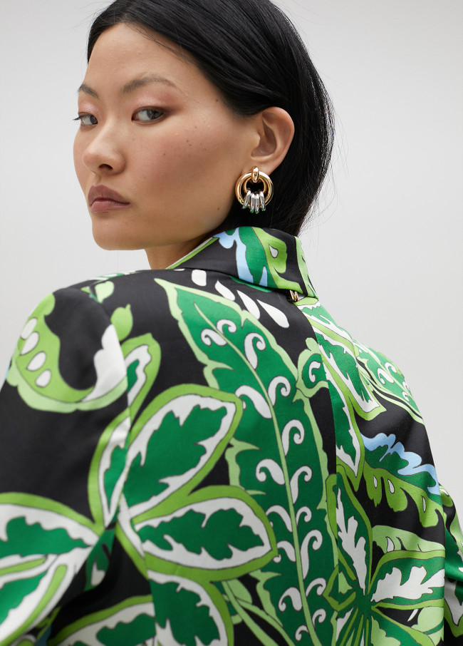 Blazer mit Paisleyprint