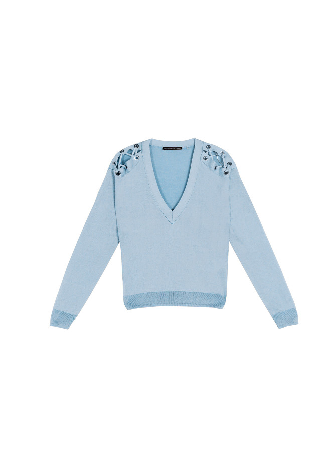 Pullover dettaglio spalla