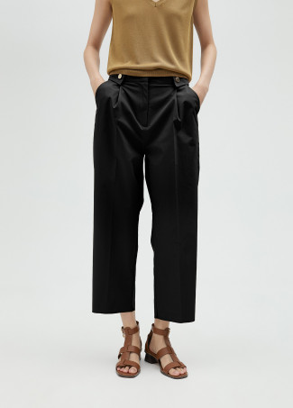 Pantalon en tissu tailleur