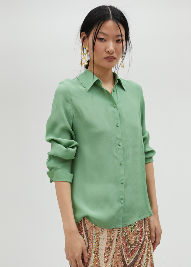 Basic silk shirt