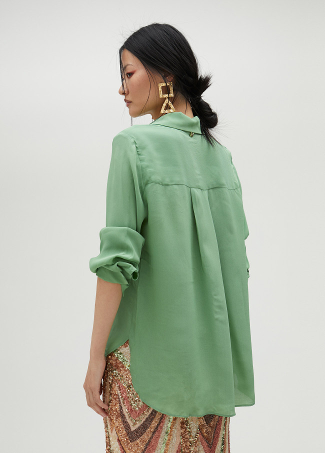 Basic silk shirt