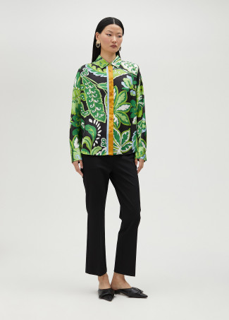 Camisa estampada com paisley