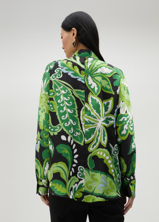 Camicia con stampa paisley