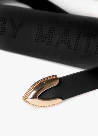 Cinto de faixa biqueira metálica