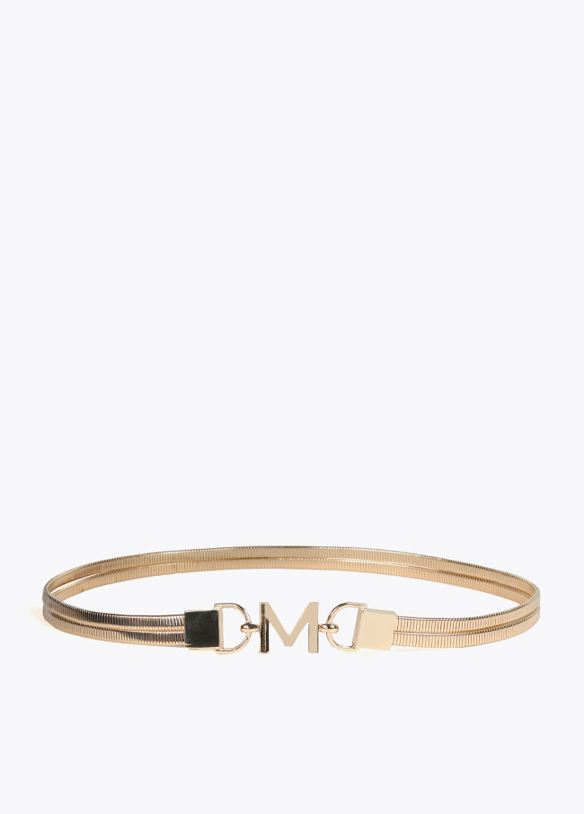 Metallic M elastic belt