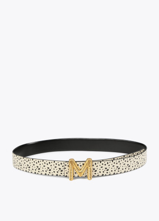 Ceinture réversible imprimé dalmatien