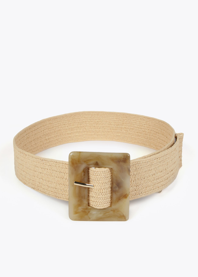 Square buckle belt