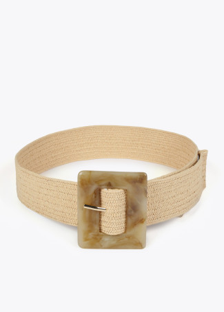 Square buckle belt