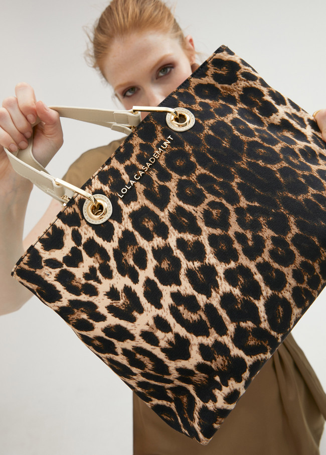 Shopper mit Animal Print