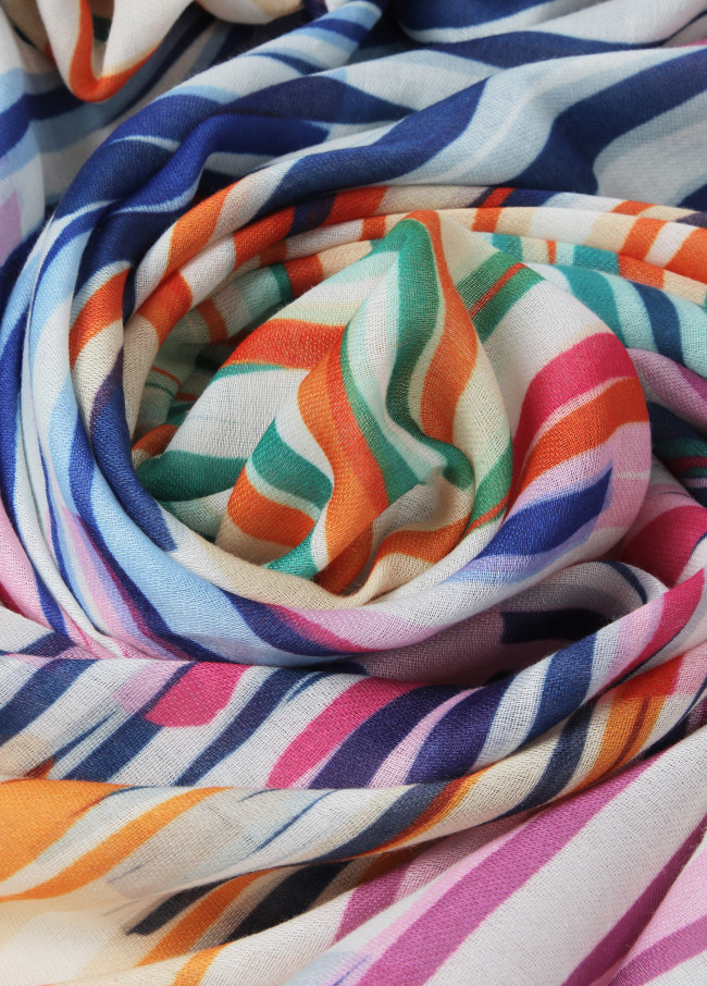 Foulard distorsion de couleurs