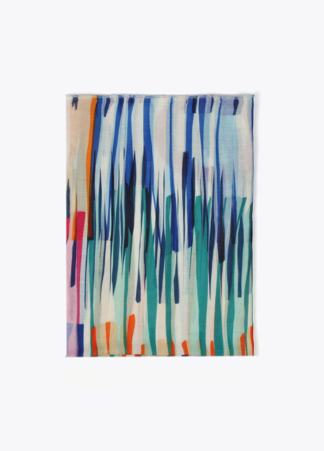 Cachecol distorção de cores