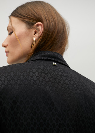 Blazer fluido jacquard