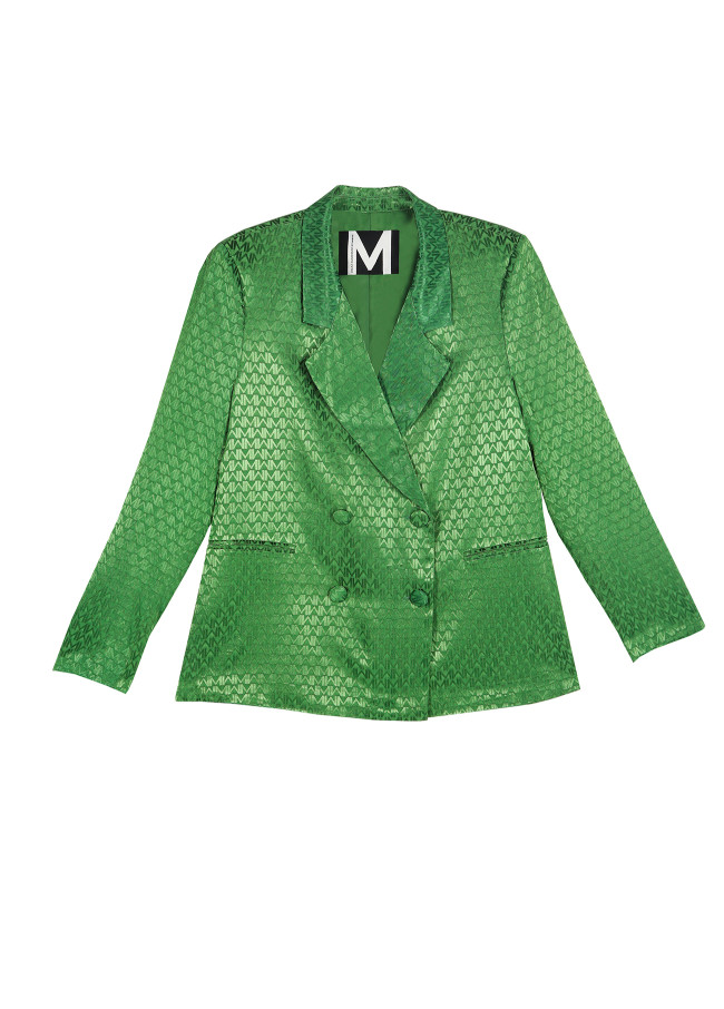 Fließender Blazer aus Jacquard