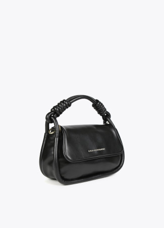 Bolso bandolera con solapa con asas redondas