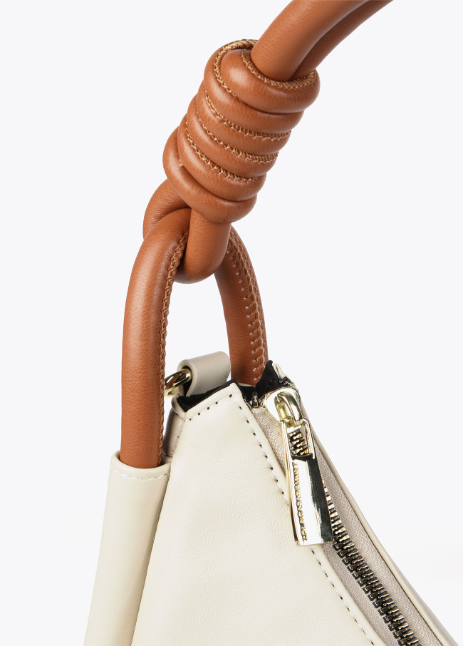 Hobo-Tasche mit runden Griffen