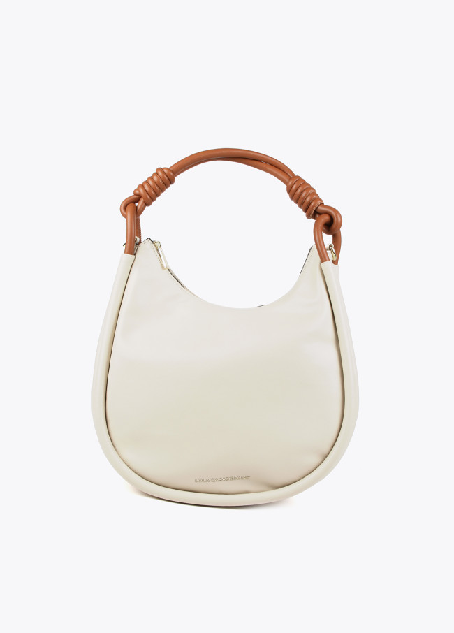 Borsa hobo con manici rotondi