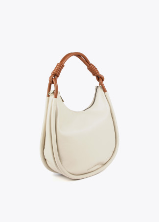 Borsa hobo con manici rotondi