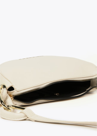 Umhängetasche mit Metallring und Band mit Logoprint