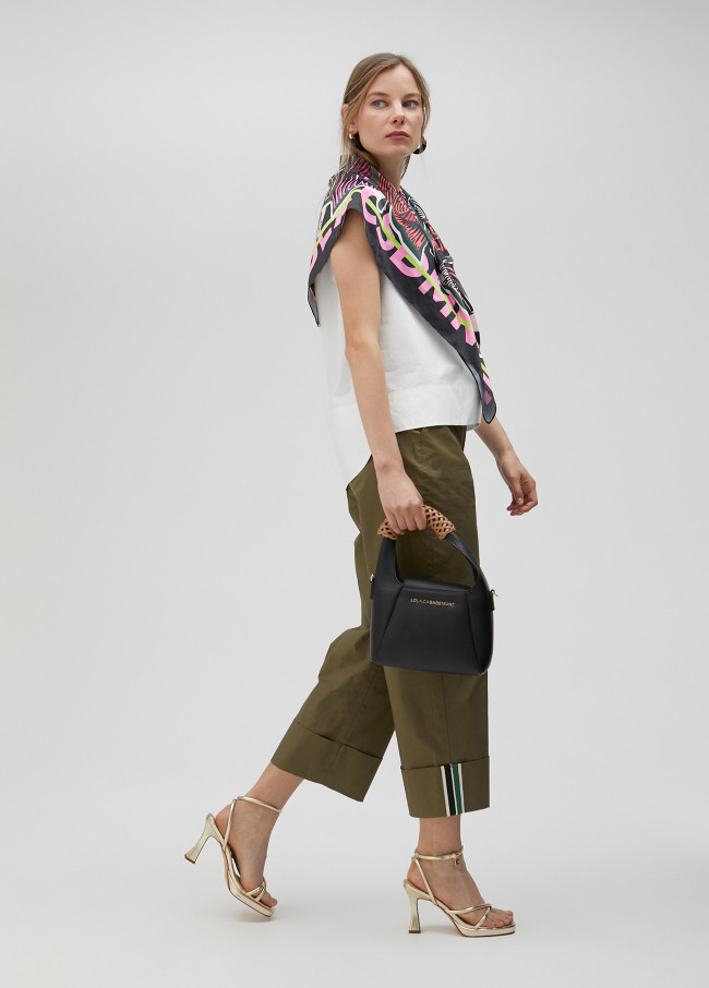 Bolso bandolera con detalle trenzado